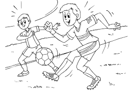 Printable soccer coloring pages are a fun way for kids of all ages to develop creativity, focus, motor skills and color recognition. Coloring Page Soccer Free Printable Coloring Pages Img 25983