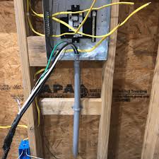 Code specified that schedule 40 pvc can be used underground, where the conduit passes through the house, or where it passes inside a lamppost. Flexible Nonmetallic Conduit Inside Wall Home Improvement Stack Exchange