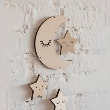Browse supplies and ideas for baby shower craft ideas and projects online at joann. Baby Room Moon Star Decoration Wooden Dream Catcher Pendant Crafts Ornaments Nursery Decor Photography Props Novelty Buy At The Price Of 1 87 In Aliexpress Com Imall Com