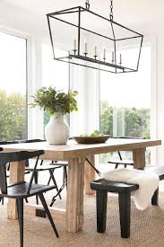 Brown Table With Black Chairs Design Ideas