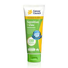 Cancer council australia sensitive spf50+ sunscreen lotion not available not available zinc oxide oral (mouse) ld50: Buy Sensitive Zinc Sunscreen Spf50 75 Ml By Cancer Council Online Priceline