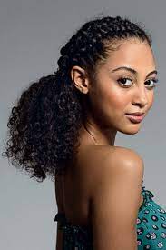 We have a natural and classy ponytail. Ponytail Hairstyles For Black Women Natural Hair Styles Hair Styles Long Hair Styles