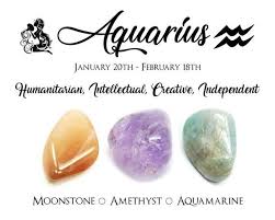 Aquarius Zodiac Crystals Tumbled Healing Crystal Set In 2020 Aquarius Protection Crystals Crystals
