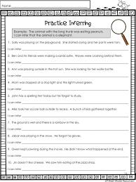 Inferring Is A Prime Example Of A Critical Thinking Skill Used In Classrooms Today Students Are Asked T Inference Reading Comprehension Worksheets Inferencing