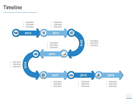Timeline 2012 To 2019 Years F849 Ppt Powerpoint Presentation