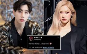 The boyz.,wts/wtt)kpop nct,blackpink, everglow, sf9,twice,got7,verivery in . Blackpink Rose Attended Fashion Week In Paris But Was Rumored To Be Dating Mark Got7 However Mark Tuan Quickly Denied It Kbizoom