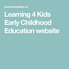 Learning 4 Kids Early Childhood Education Early Childhood Education Activities Early Childhood Australia