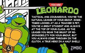 Love & friendship tmnt teenage mutant ninja turtles. Leonardo Quiz Result Ninja Turtles Tmnt Ninja