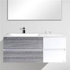 Mobile Bagno Design Sospeso Moderno 120 Cm Grigio E Bianco Con Specchio Mobile Bagno Bagno Bagni Moderni