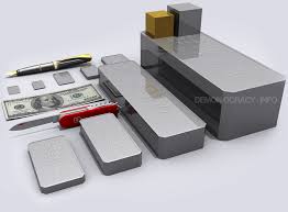 Silver Visualized In Bullion Bars