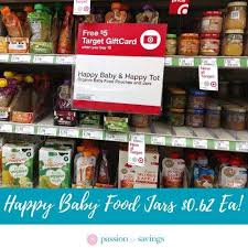 Happy Baby Food Jars Just 0 62 At Target Passion For Savings