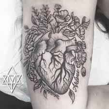 39 flower heart tattoos ranked in order of popularity and relevancy. Black Heart With Flowers Tattoo Novocom Top