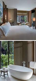 Ritz Carlton Langkawi Malaysia Claybrook Ellipse Bathtub In This Luxury Suite Designed By Stri Luxury Hotel Design Hotel Room Design Modern Bedroom Design