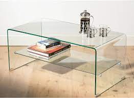 The coffee table is made of mdf and tempered safety glass which is safer and stronger than normal glass. Cremona Two Tier Glass Coffee Table Coffee Tables