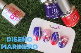 Para hacer este decorado necesitarás esmalte de color azul marino o cualquier otro color, pero tiene que ser oscuro para que el estilo quede. Unas Marineras Archivos Coralsanails