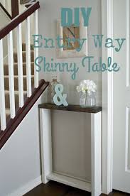 Skinny Entryway Table Diy Entry Table Skinny Tables Diy Table