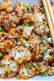 Sweet And Spicy Baked Cauliflower Recipe In 2020 Baked Cauliflower Cauliflower Recipes Healthy Recipes