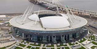 Просто интернет выдаёт разную информацию: Gazprom Arena Vikipediya