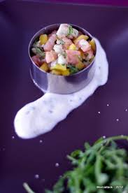 Tartare De Poisson A La Mangue Et A La Coriandre Recette Tartare De Poisson Recettes De Cuisine Coriandre Recette