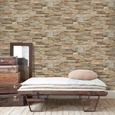 Pour tous les types peinture murale peinture acrylique stickers muraux achat papier peint intissé papier peint votre déco galon noir frise wanda blanc. Papier Peint Damier De Pierres Marron