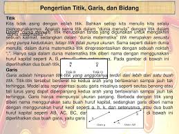 Geometri Titik Garis Dan Bidang Ppt Download