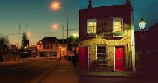 Iphone wallpaper aesthetic wallpaper nature landscape forest sky moon sunset art. How To Use Street Lights To Improve Your Night Street Photography Petapixel