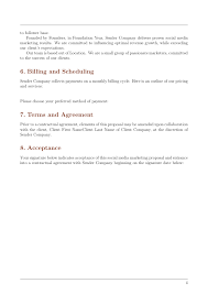 They need it to convert prospects into clients and make them say 'yes' to their social. Social Media Marketing Proposal Template Proposals