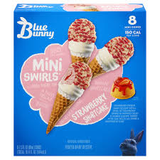 Today's mother's day deal of the day: Save On Blue Bunny Frozen Dairy Dessert Mini Swirls Strawberry Shortcake 8 Ct Order Online Delivery Stop Shop