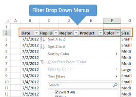 You might want to arrange a list of names in alphabetical order, compile a list of product inventory. 7 Keyboard Shortcuts For The Filter Drop Down Menus In Excel