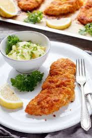 Panierte Schnitzel Aus Dem Ofen Emmikochteinfach Rezept Paniertes Schnitzel Rezepte Fleisch Gerichte
