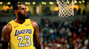 lebron james on lakers 23 jersey hd