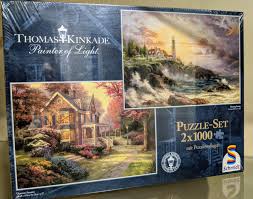 Free shipping on orders over $25 shipped by amazon. Thomas Kinkade 2 X 1000 Puzzle Clearing Storm And Victorian Etsy Thomas Kinkade Thomas Kinkade Puzzles Thomas