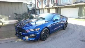 Ford Mustang Shelby Gt350 In Lightning Blue Pony Car Mustang Ford Mustang Shelby