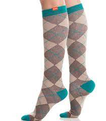 Vim Vigr Compression Socks In Eos Brown Argyle Cotton Compression Socks Knee High Compression Socks Calf Compression Socks