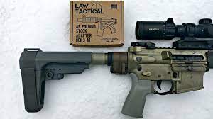 They run a little over $200. Install Law Tactical Folding Stock Adapter Gen 3 Youtube