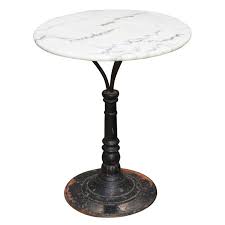 French Belle Epoque Cast Iron Bistro Table With Marble Top 1stdibs Com Outdoor Patio Furniture Sets Pub Table Pub Table Sets