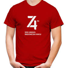 Desain baju hut ri.saya sangat berterimakasih bila anda juga saling mengembangkan di blog yang sederhana ini. Jual Kaos Hut Ri 74 Print Kaos Pria Redmango Premium Custom Ciptaloka Com