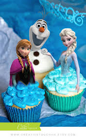 Frozen Cupcake Toppers Elsa Cupcake Toppers Elsa Anna Olaf Frozen Birthday Elsa Birthday Fr Frozen Birthday Frozen Cupcake Toppers Frozen Birthday Party