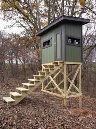 Shooting house for deer hunting | useful knowledge. Deer Shooting House Plans Numberedtype Deer Stand Deer Hunting Stands Hunting Stands