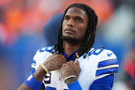 CeeDee Lamb's face says it all. (AP Photo/David Zalubowski)