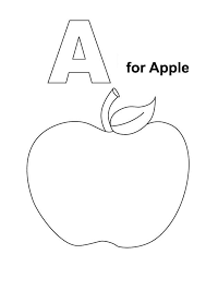 Primarygames is the fun place to learn and play! Coloring Pages A Is For Apple Coloring Page