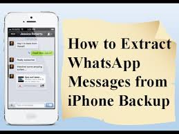 Free Method To Extract Whatsapp Messages From Iphone Backup Whatsapp Message Messages Backup