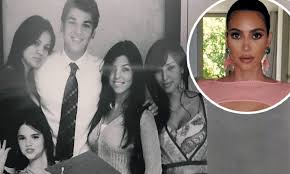 Burt jenner, brandon jenner, brody jenner. Kim Kardashian Shares A Throwback Photo Of Her Siblings From Their School Days Daily Mail Online