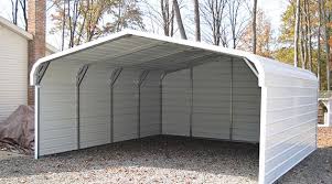 A Guide To Metal Car Ports Metal Carports Steel Carports Vujdnoe Portable Carport Carport Enclosed Carport