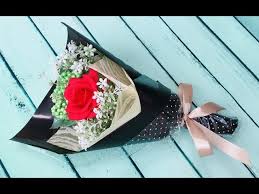 Check spelling or type a new query. Abc Tv How To Make Flower Bouquet With Single Rose 6 Craft Tutorial