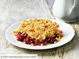 Crumble Cerise Recettes Recette En 2020 Recette Crumble Crumble Cerises Recette