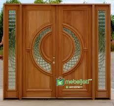 Harga limbah kayu jati yang semula murah dan hanya akan dibuat menjadi arang setelah disulap menjadi set meja kursi maka harganya bisa 100x lipat lebih mahal. Model Pintu Kayu Jati Minimalis Jepara Terbaru Pintu Utama Kayu Jati