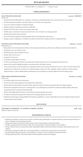 We analyzed 500+ sales professional resumes and have selected the top 5 resumes that have helped salespeople get hired by companies like google and facebook. Sales Training Manager Resume Sample Mintresume