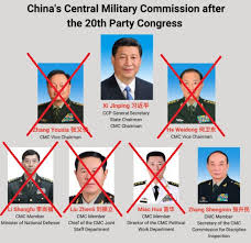 🇵🇭 China's top military generals have been nearly entirely purged: 1. CMC  Vice Chairman 1: Accused of leaking nuclear secrets to US (today) 2. CMC  Vice Chairman 2: Removed in Oct 2025