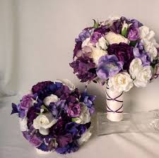 14 roses purple long stem silk flower bush wedding bridal bouquet diy. Purple Bridal Bouquet Silk Wedding Flowers By Amorebride On Etsy Silk Flowers Wedding Purple Bridal Bouquet Bridal Bouquet